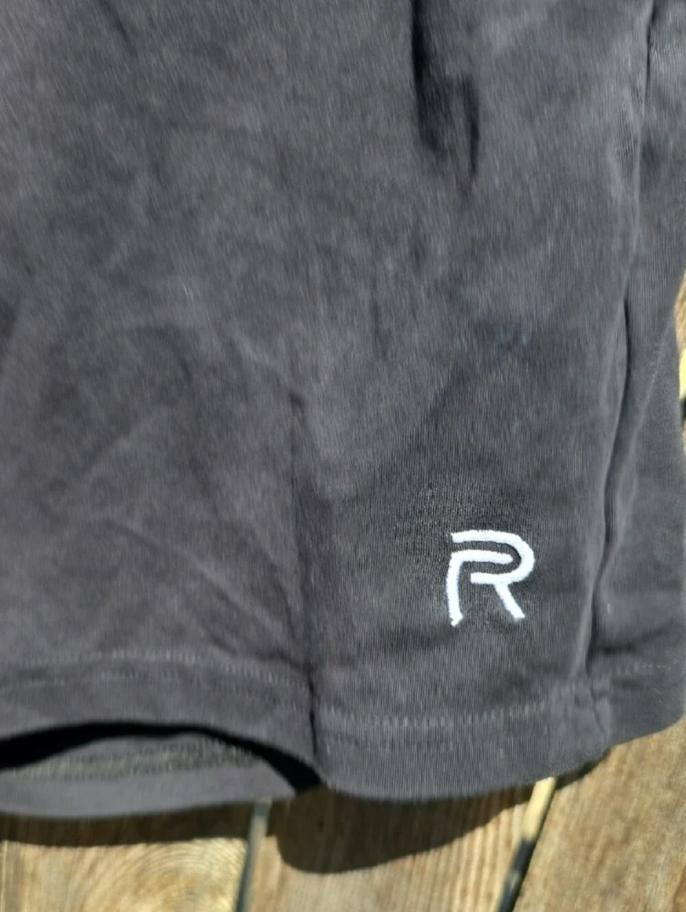 Ryker Black Athletic Shorts 100% Organic Cotton Inner Layer 100% Merino Wool SML